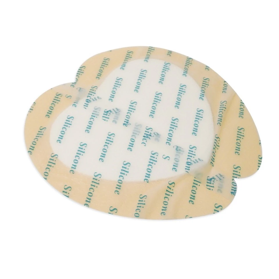 Individually Packed Silicone Foam Dressing Sterile Water-Resistant Adhesive Pads For Wound Care